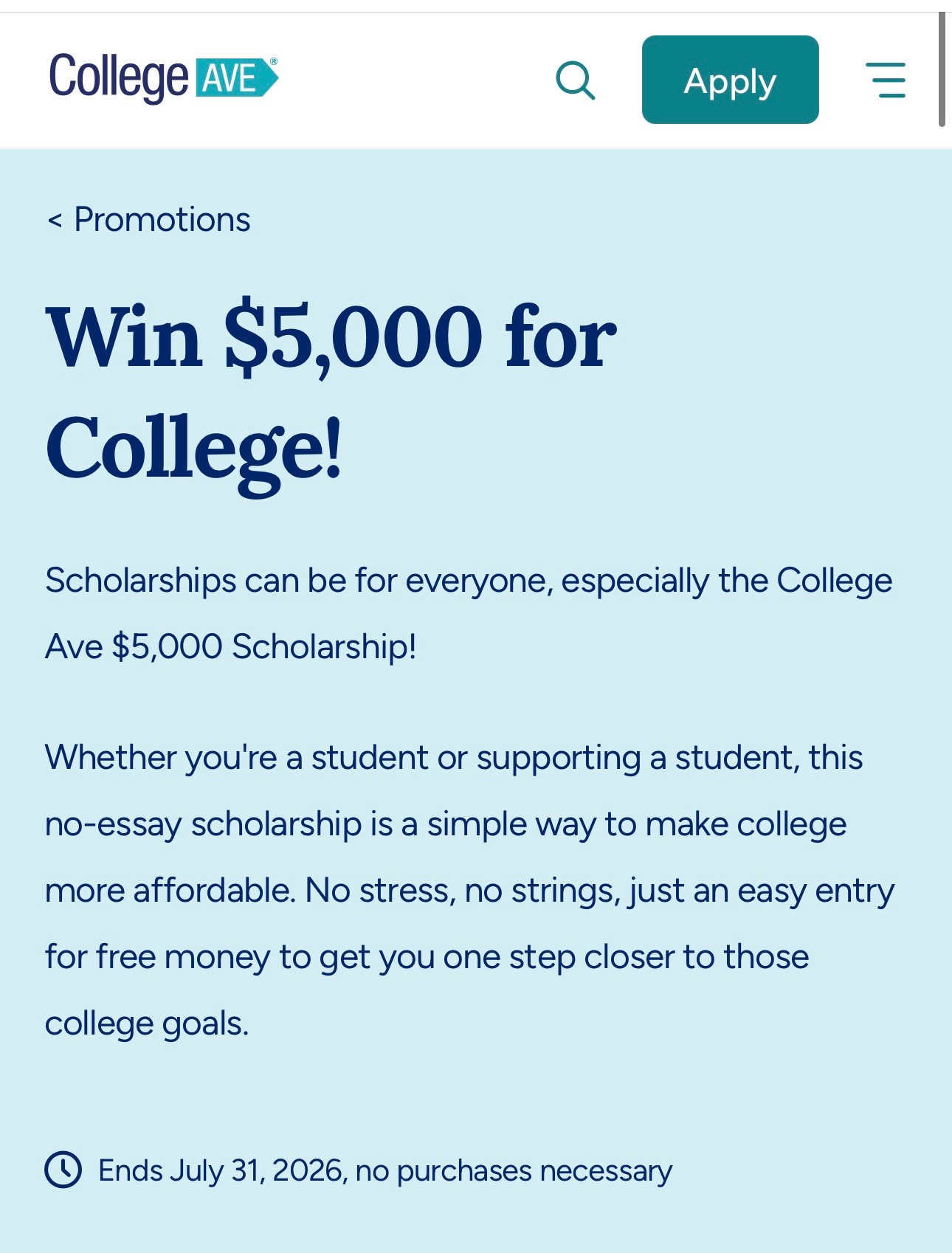 Special Promotions/Contests